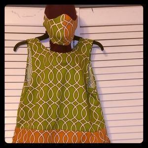 Dress with matching mask